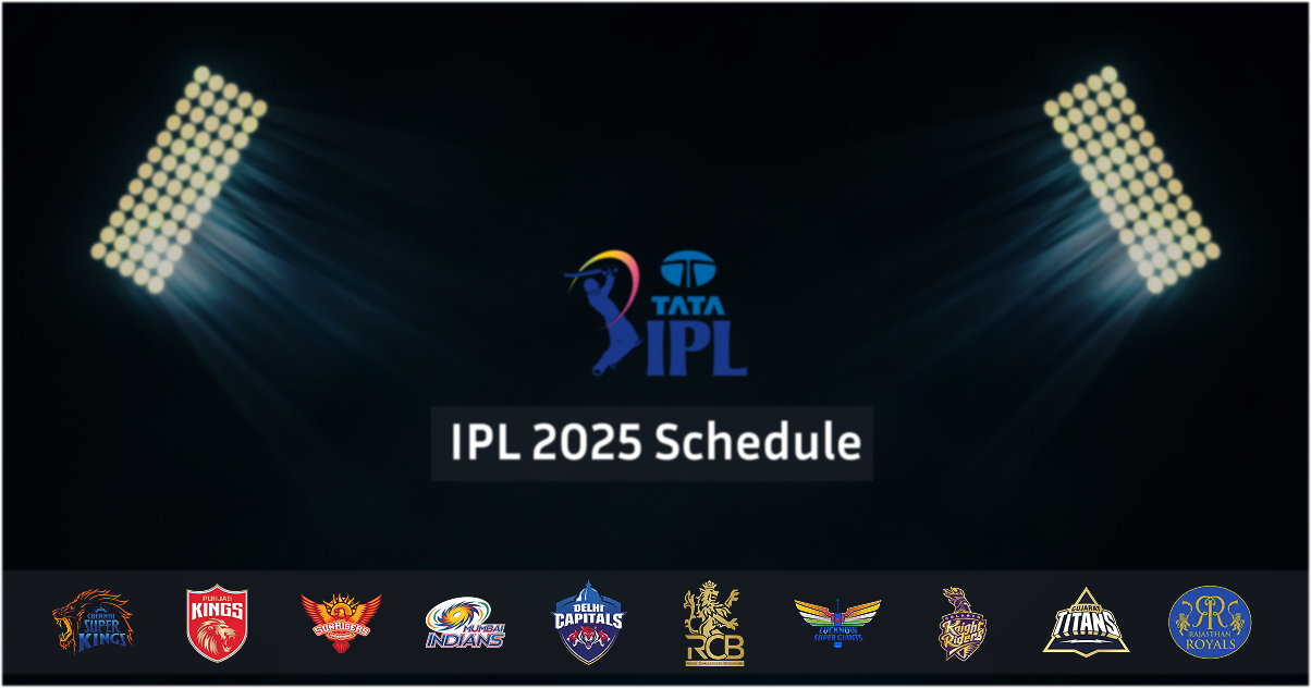 The IPL 2025 Schedule is Out!